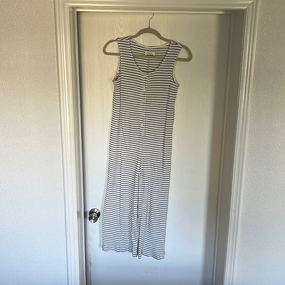 Black and white romper